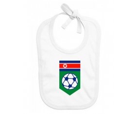 Bavoir bébé personnalisé North Korea national football team