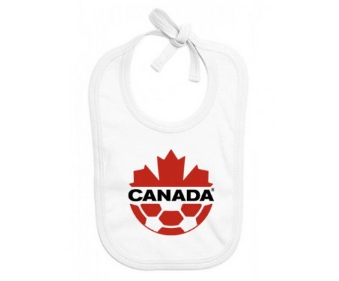 Bavoir bébé personnalisé Canada national football team