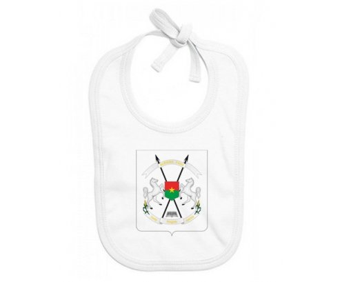 Bavoir bébé personnalisé Burkina Faso national football team