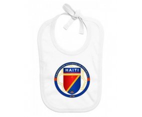 Bavoir bébé personnalisé Haiti national football team