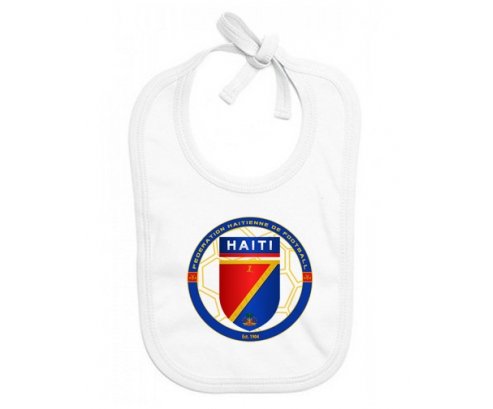 Bavoir bébé personnalisé Haiti national football team