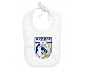 Bavoir bébé personnalisé Cyprus national football team
