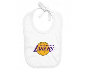 Bavoir bébé personnalisé Los Angeles Lakers