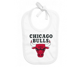 Bavoir bébé personnalisé Chicago Bulls