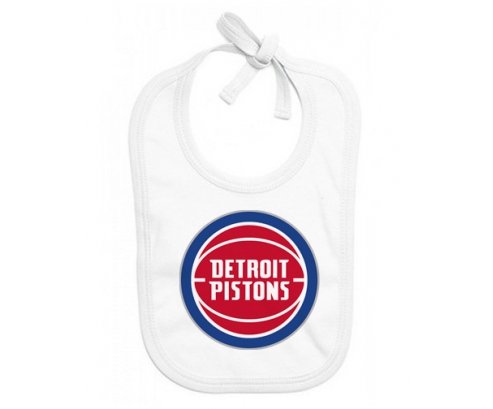 Bavoir bébé personnalisé Detroit Pistons
