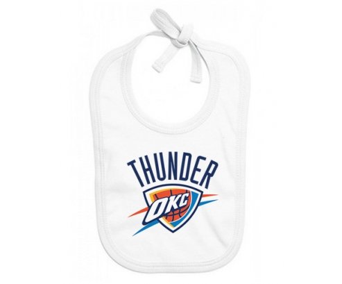 Bavoir bébé personnalisé Oklahoma City Thunder