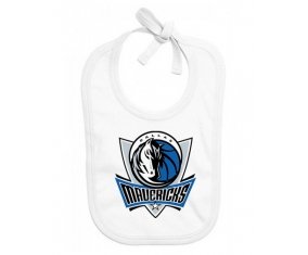 Bavoir bébé personnalisé Dallas Mavericks