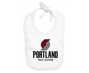 Bavoir bébé personnalisé Portland Trail Blazers
