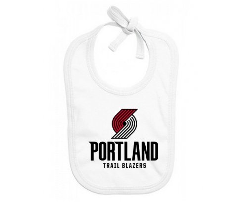 Bavoir bébé personnalisé Portland Trail Blazers