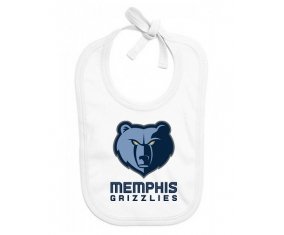Bavoir bébé personnalisé Memphis Grizzlies