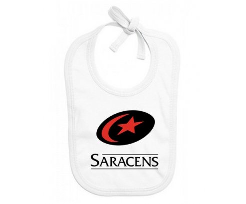 Bavoir bébé personnalisé Saracens
