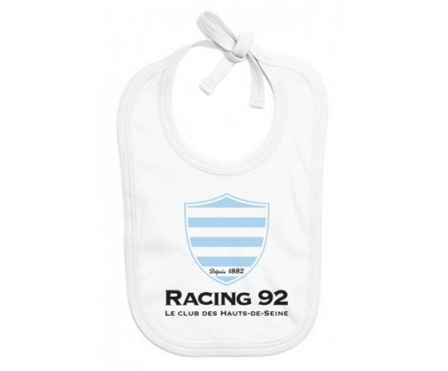 Bavoir bébé personnalisé Racing 92