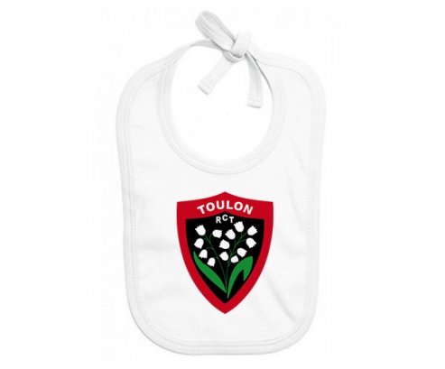 Bavoir bébé personnalisé RC Toulon