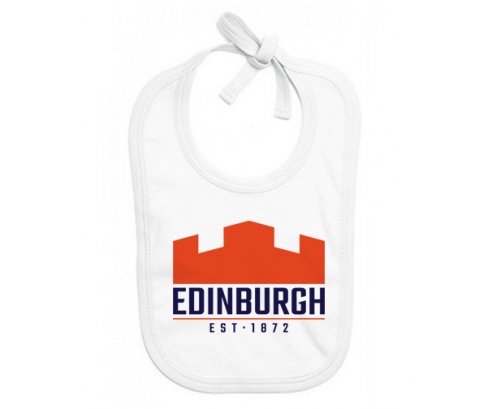 Bavoir bébé personnalisé Edinburgh Rugby