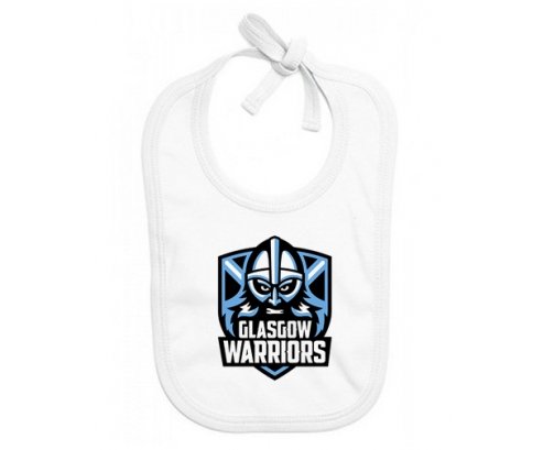 Bavoir bébé personnalisé Glasgow Warriors Rugby