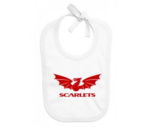 Bavoir bébé personnalisé Llanelli Scarlets