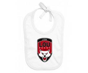 Bavoir bébé personnalisé Lyon LOU Rugby