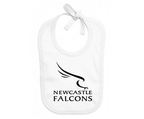 Bavoir bébé personnalisé Newcastle Falcons