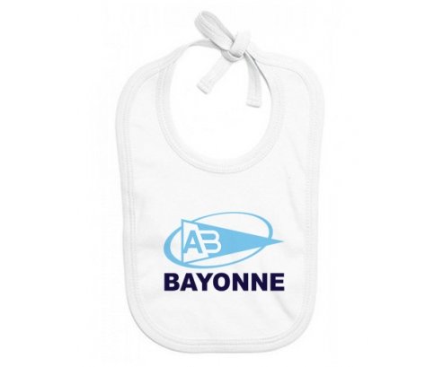 Bavoir bébé personnalisé Aviron Bayonnais Rugby