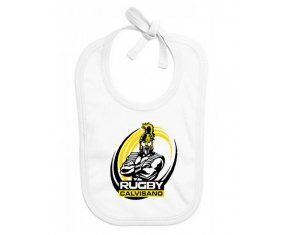 Bavoir bébé personnalisé Rugby Calvisano