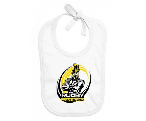 Bavoir bébé personnalisé Rugby Calvisano