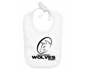 Bavoir bébé personnalisé Bucarest Wolves