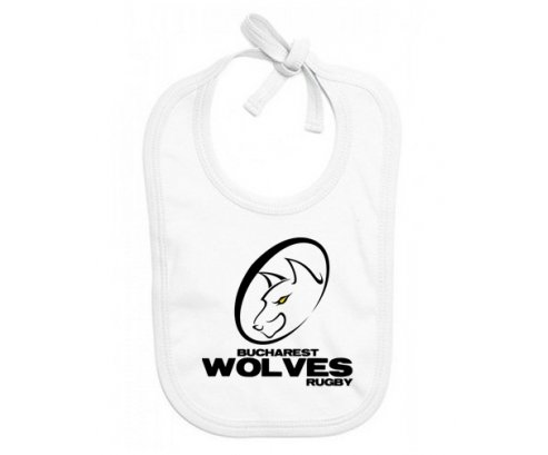 Bavoir bébé personnalisé Bucarest Wolves