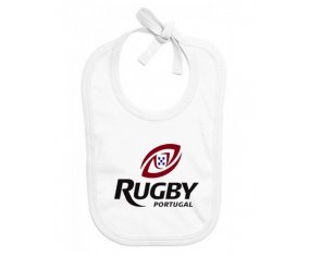 Bavoir bébé personnalisé Portuagal Rugby XV