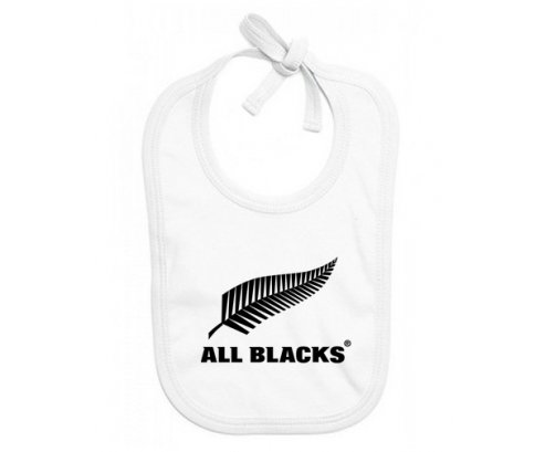 Bavoir bébé personnalisé New Zealand Rugby XV