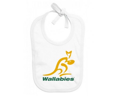 Bavoir bébé personnalisé Australia Rugby XV