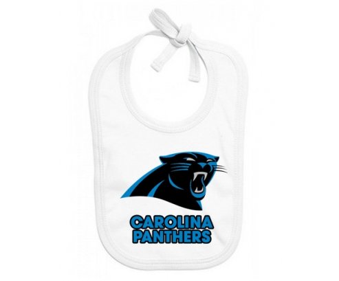 Bavoir bébé personnalisé Carolina Panthers
