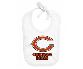 Bavoir bébé personnalisé Chicago Bears