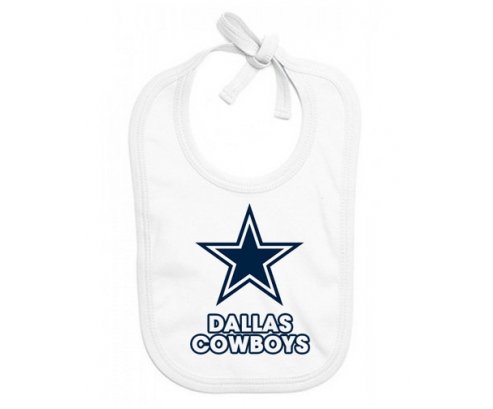 Bavoir bébé personnalisé Dallas Cowboys