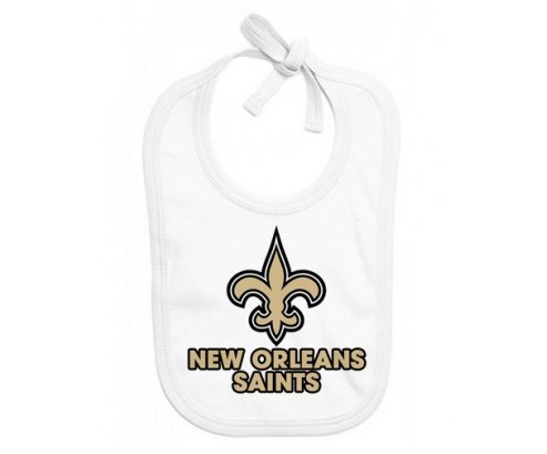 Bavoir bébé personnalisé New Orleans Saints