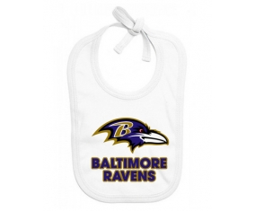 Bavoir bébé personnalisé Baltimore Ravens