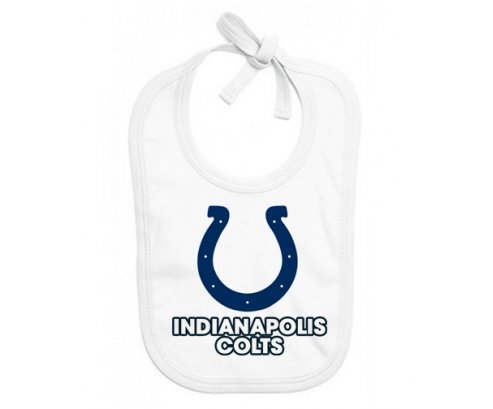 Bavoir bébé personnalisé Indianapolis Colts