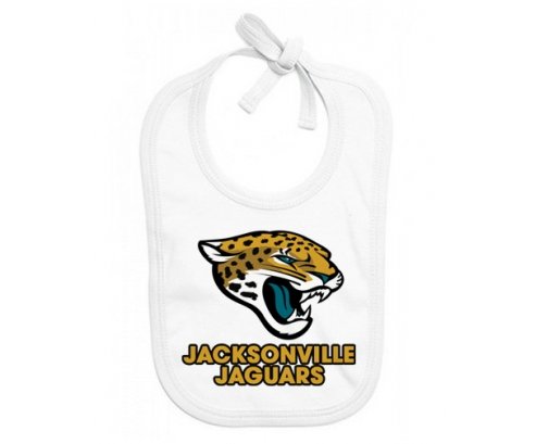 Bavoir bébé personnalisé Jacksonville Jaguars