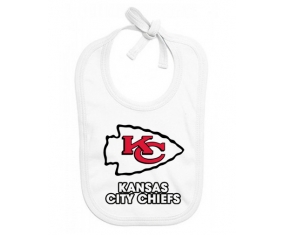Bavoir bébé personnalisé Kansas City Chiefs