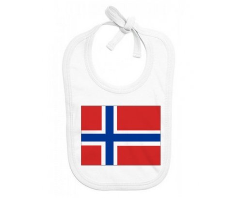 Bavoir bébé personnalisé Drapeau Île Bouvet