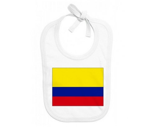 Bavoir bébé personnalisé Drapeau Colombie
