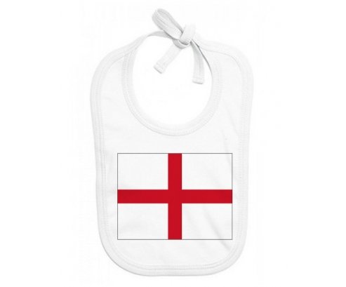 Bavoir bébé personnalisé Drapeau Angleterre