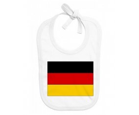 Bavoir bébé personnalisé Drapeau Allemagne