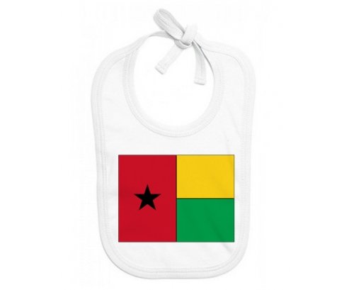 Bavoir bébé personnalisé Drapeau Guinée