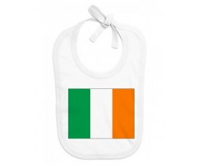 Bavoir bébé personnalisé Drapeau Irlande