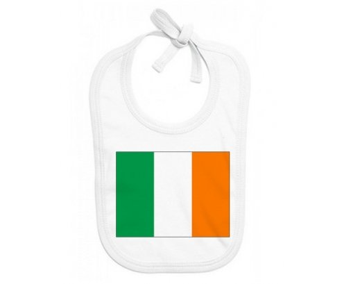 Bavoir bébé personnalisé Drapeau Irlande