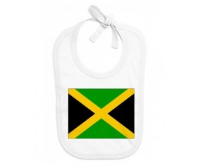 Bavoir bébé personnalisé Drapeau Jamaïque