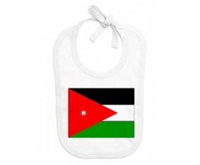 Bavoir bébé personnalisé Drapeau Jordan