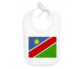 Bavoir bébé personnalisé Drapeau Namibie