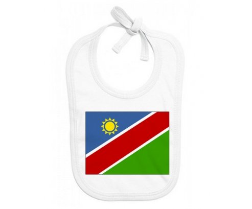 Bavoir bébé personnalisé Drapeau Namibie