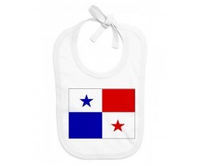 Bavoir bébé personnalisé Drapeau Panama